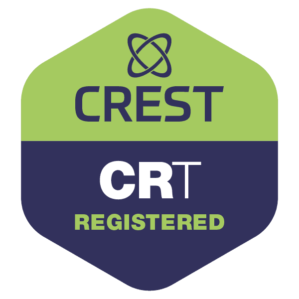 CREST Registered tester badge